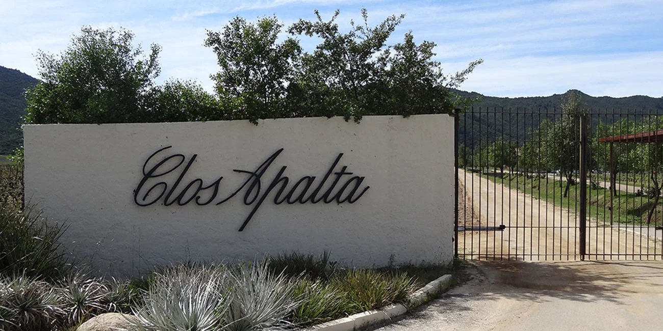 Clos Apalta Gated entrance