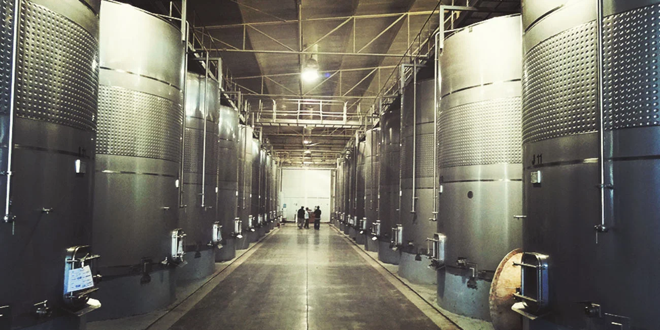 Los Vascos Winery Stainless Steel Tanks