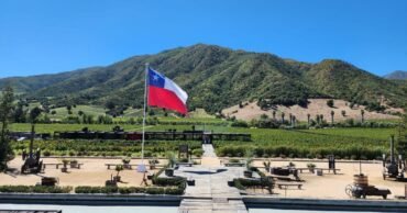 Montes Vineyard in the Colchagua Valley enjoying wine tours in Chile
